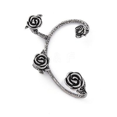 316 Surgical Stainless Steel Cuff Earrings EJEW-E300-25AS-02-1