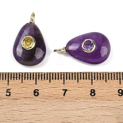 Natural Mixed Gemstone Pendants G-H322-01G-1