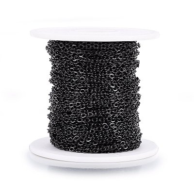 Handmade 304 Stainless Steel Cable Chains STAS-P213-03B-01-1