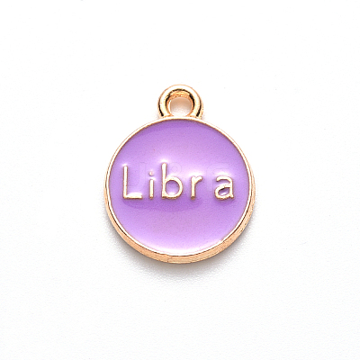 Alloy Enamel Pendants LS-ENAM-S124-01A-01K-1