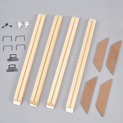 DIY Solid Wood Canvas Frame Kit DIY-BC0003-11B-1