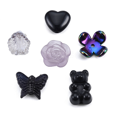 Opaque & Transparent Acrylic Beads MACR-T045-01I-1