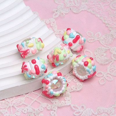 Opaque Acrylic Beads PW-WG55A91-08-1