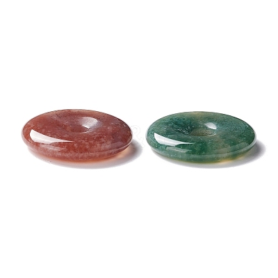 Natural Indian Agate Pendants G-K319-02B-03-1