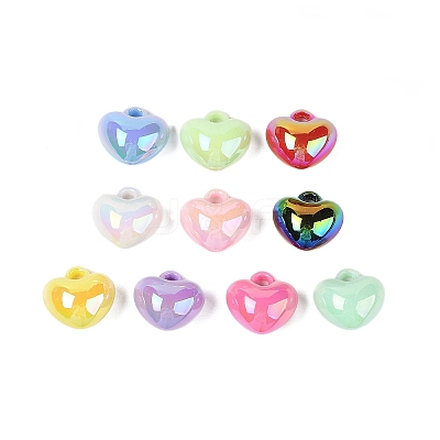 UV Plating Acrylic Beads OACR-M013-07-1