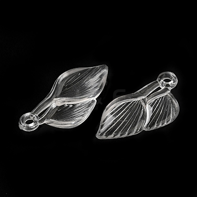 Transparent Acrylic Pendants TACR-G048-04C-1