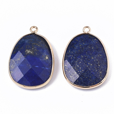 Natural Lapis Lazuli Pendants G-T131-08A-1