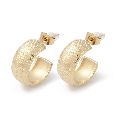 304 Stainless Steel Stud Earrings EJEW-Z089-34G-1