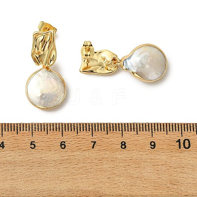 304 Stainless Steel Stud Dangle Earrings EJEW-JE07240-02-1