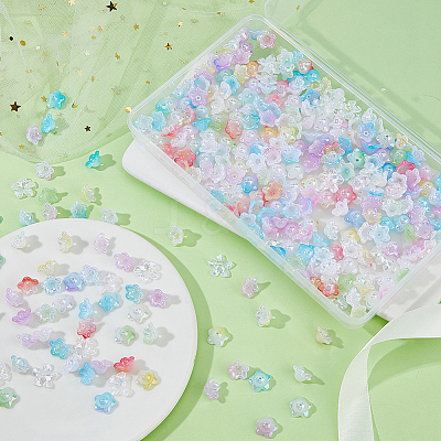 Acrylic Bead Caps OACR-DC0001-29A-1