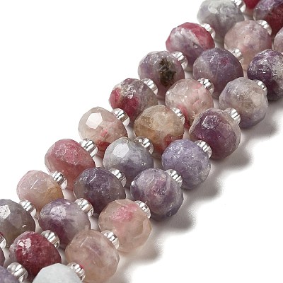Natural Pink Tourmaline Beads Strands G-G980-02-1