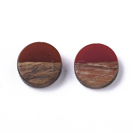 Resin & Wood Cabochons RESI-S358-70-H20-1