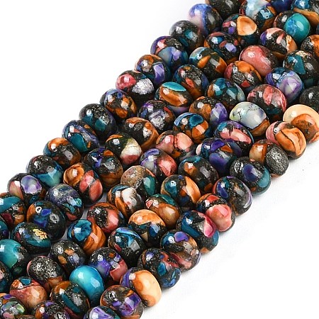 Natural Howlite Beads Strands G-A230-C01-02-1