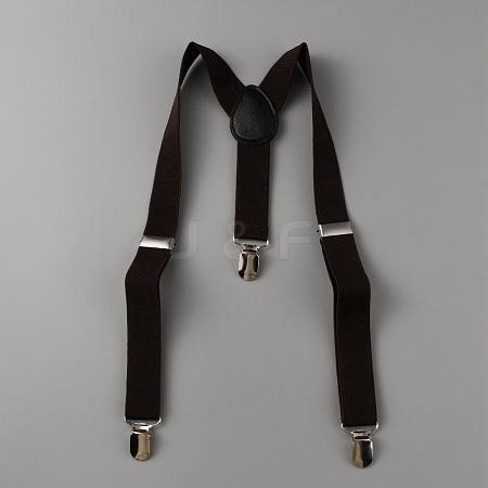 Adjustable Polyester Y-Shaped Heavy Duty Suspenders AJEW-WH0307-23M-1