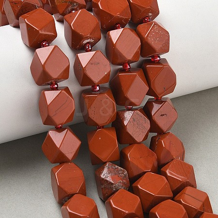 Natural Red Jasper Beads Strands GG-CBAF8A8-A08-01-1