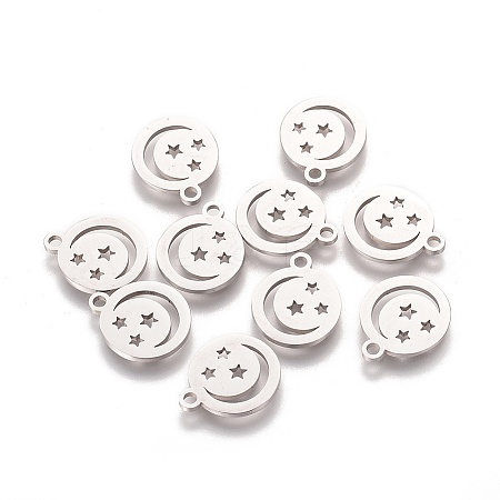 Non-Tarnish 304 Stainless Steel Charms LS-STAS-Q201-T106-1