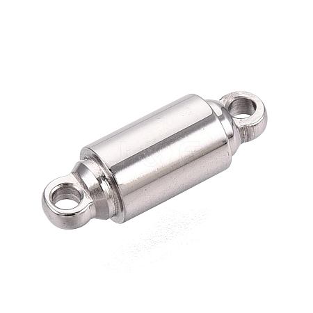 304 Stainless Steel Magnetic Clasps STAS-N127-02A-P-1