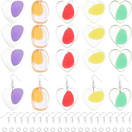  DIY Dangle Earring Making Kits DIY-NB0005-84-1