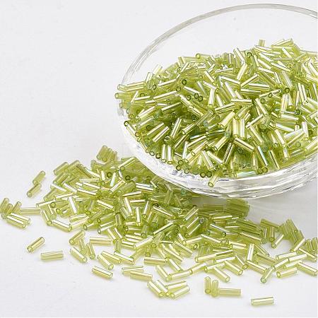 Glass Bugle Beads SEED-E001-12mm-164-1