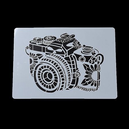 Plastic Hollow Out Drawing Painting Stencils Templates DIY-Z024-01F-1