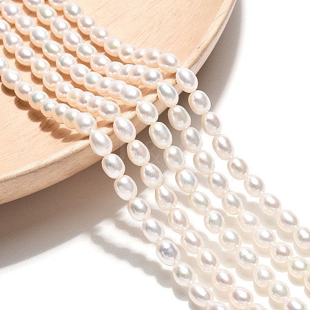 Natural Cultured Freshwater Pearl Beads Strands PEAR-N024-04-4AB-1