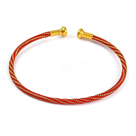 Braided Carbon Steel Wire Bracelet Making MAK-A017-B50-1