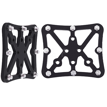 Bicycle Aluminum Alloy Flat Self Locking Pedal TOOL-WH0132-12A-1