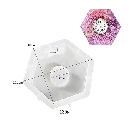 DIY Silicone Clock Display Decoration Molds PW-WG94082-01-1