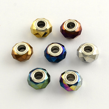 Glass European Beads X-GPDL-Q007-M2-1