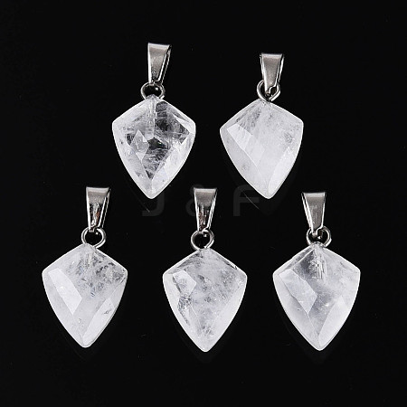 Natural Quartz Crystal Pendants G-N349-18P-08-1