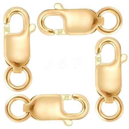 4Pcs 1/20 14K Gold Filled Lobster Claw Clasps FIND-SC0020-13B-1