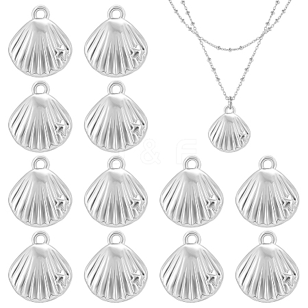 12Pcs Brass Charms KK-BC0014-63P-1