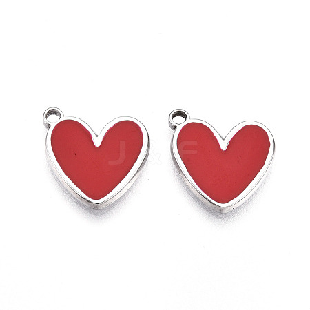 304 Stainless Steel Pendants STAS-N108-17P-1