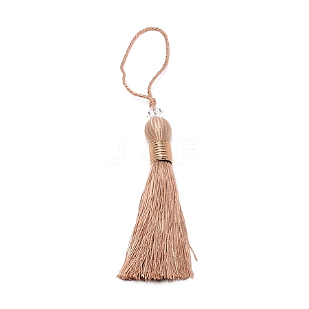 Polyester Tassel Pendant Decorations HJEW-WH0036-17C-1