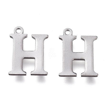 Tarnish Resistant 304 Stainless Steel Charms STAS-H112-H-P-1