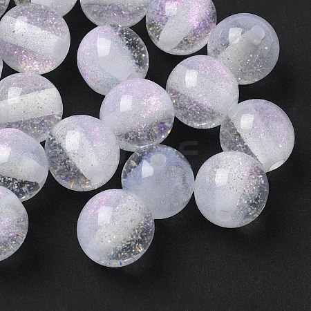 Two Tone Resin Beads LS-RESI-Q025-02B-C-1