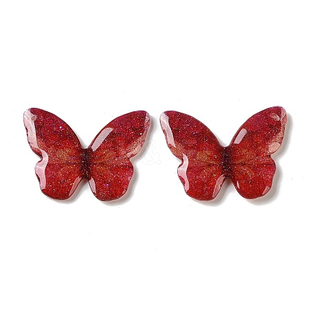 Trsnaprent Epoxy Resin Pendants RE-CBA2911-01I-1