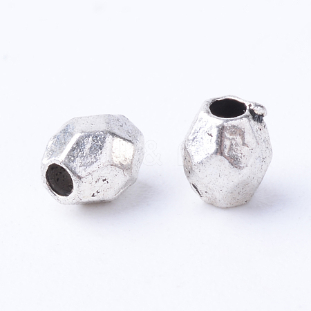 Tibetan Style Alloy Spacer Beads TIBE-Q063-29AS-RS-1