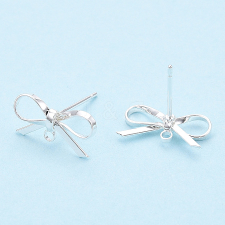 Brass Stud Earring Findings LS-X-KK-S350-013S-1