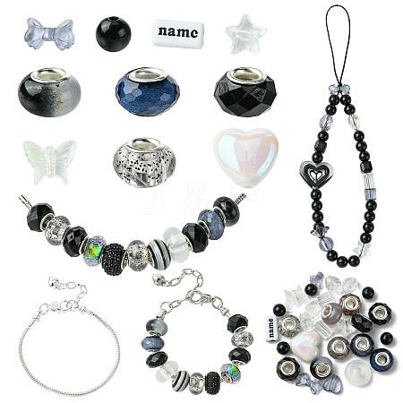 DIY Brass European Bracelets Making Sets DIY-YW0012-72-1