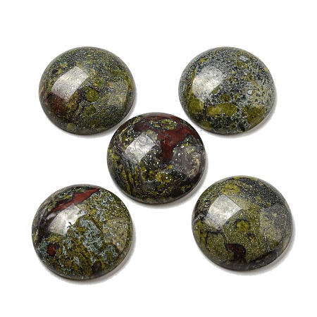 Natural Dragon Blood Cabochons G-C115-02A-11-1