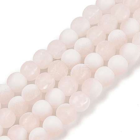 Frosted Crackle Glass Beads X1-GLAA-U001-6mm-M12-1
