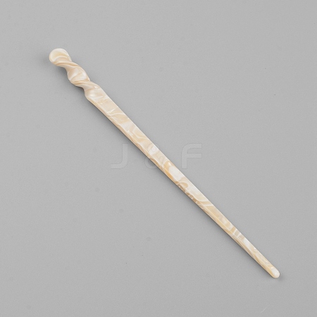 Resin Updo Hair Pins Clips OHAR-WH0018-10A-1