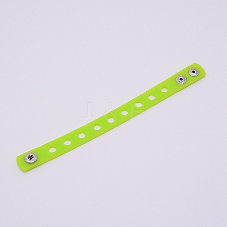 Kids Silicone Cord Bracelets BJEW-WH0011-02F-1