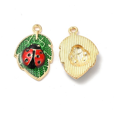 Alloy Enamel Pendants ENAM-C005-21G-1