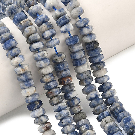 Natural Blue Spot Jasper Beads Strands G-L654-I06-01-1