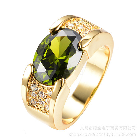 Brass with Cubic Zirconia Finger Rings FS-WG2B993-35-1