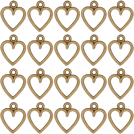 100Pcs Tibetan Style Alloy Charms FIND-SC0012-39AB-1