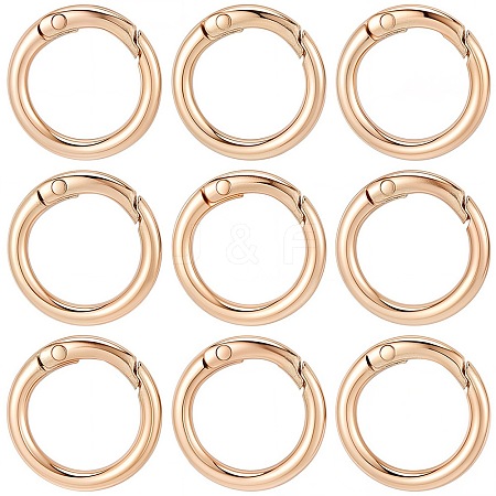 30Pcs Alloy Spring Gate Rings FIND-SC0009-08-1