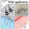 300Pcs 3 Styles Rack Plating Brass Open Jump Rings KK-BBC0023-05S-6